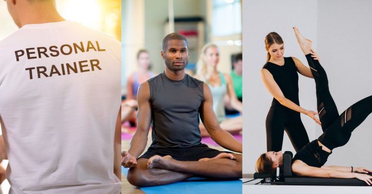 Various fitness modalities including personal training, yoga, and Pilates covered under fitness instructor insurance.